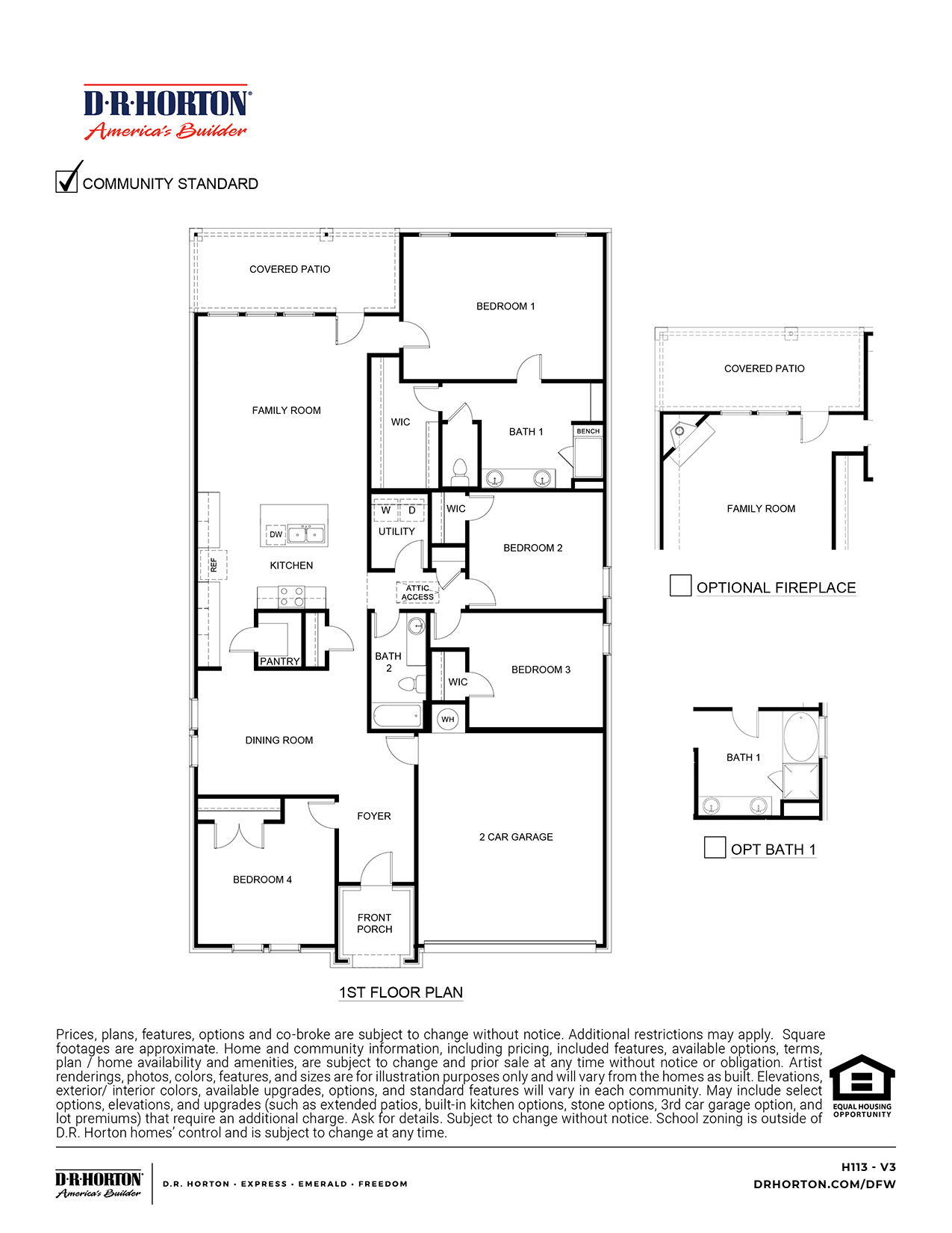 New Homes In Union Square Royse City Tx D R Horton