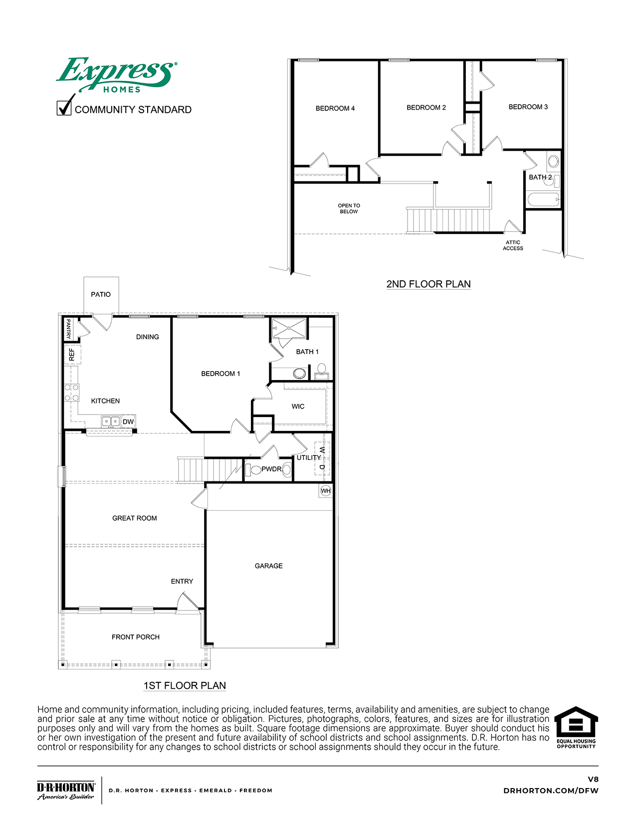 New Homes In Express Woodcreek Fate Tx Express