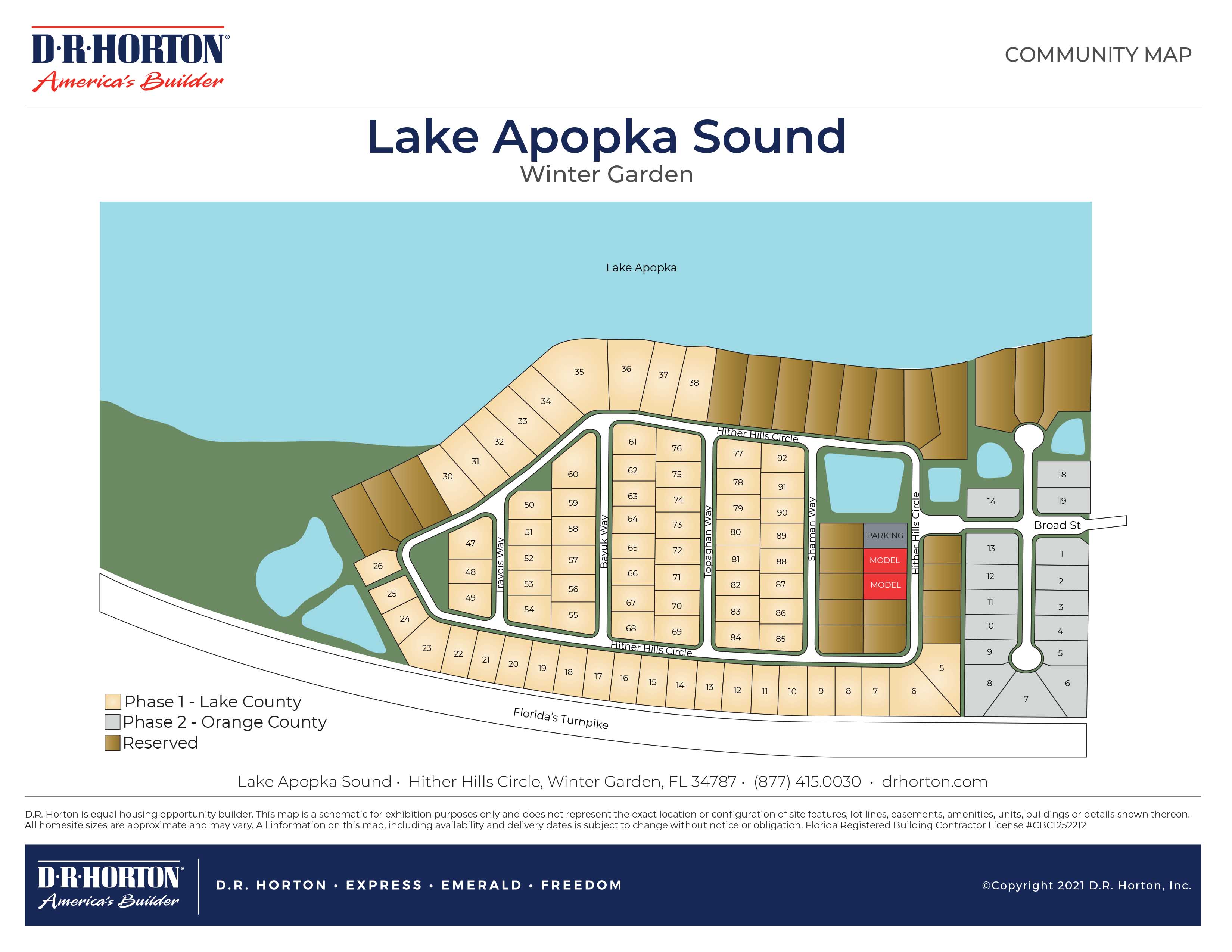 New Homes In Lake Apopka Sound Winter Garden Fl D R Horton