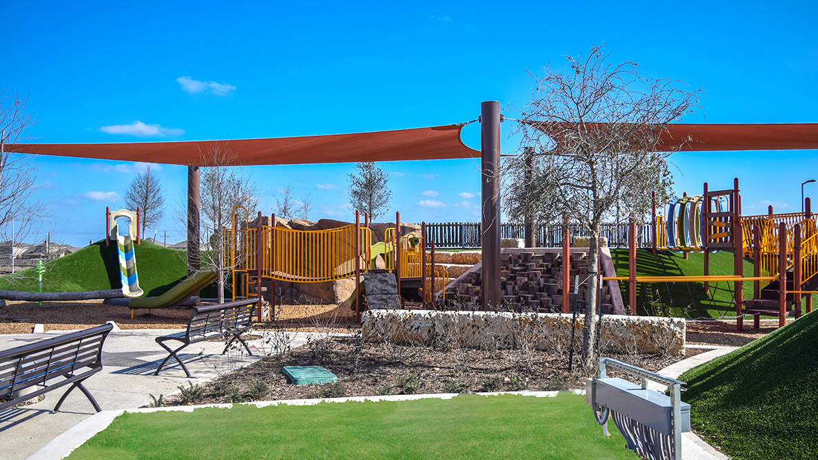 San Antonio Valley Ranch playground playscape park new home construction