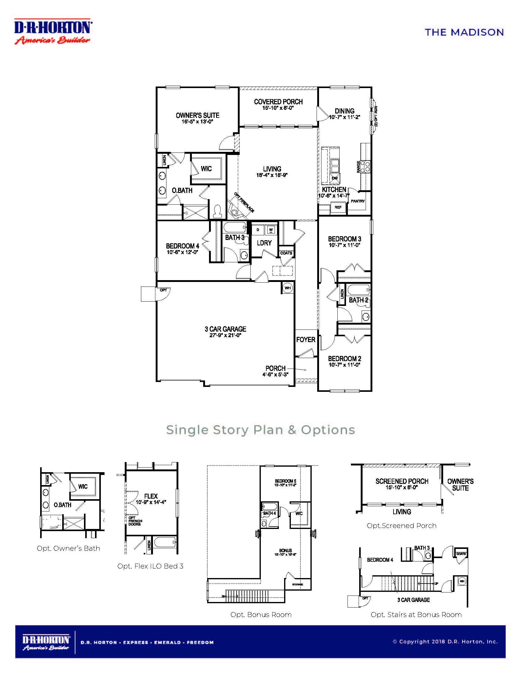 Dr Horton Madison Floor Plan Floor Roma