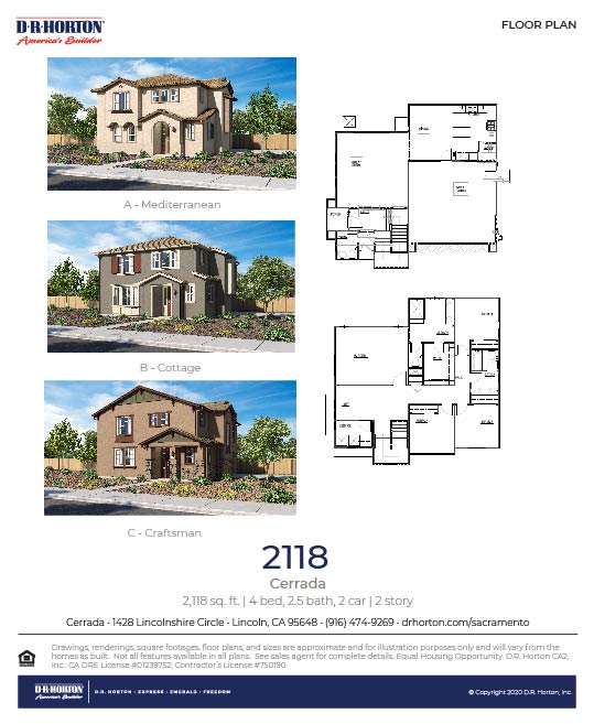 New Homes In Cerrada Lincoln Ca D R Horton