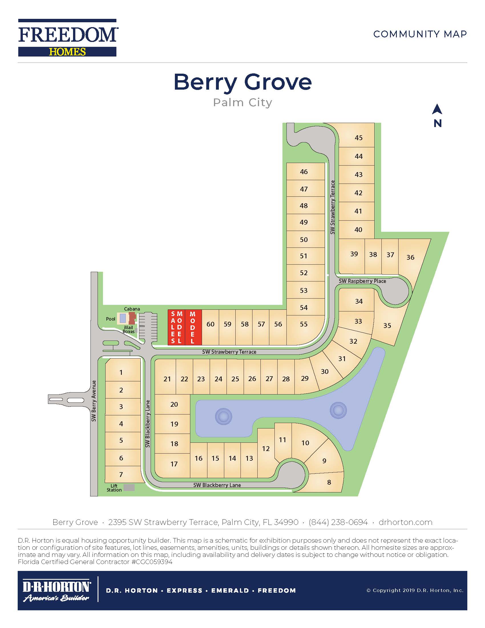 New Homes In Berry Grove Palm City Fl D R Horton