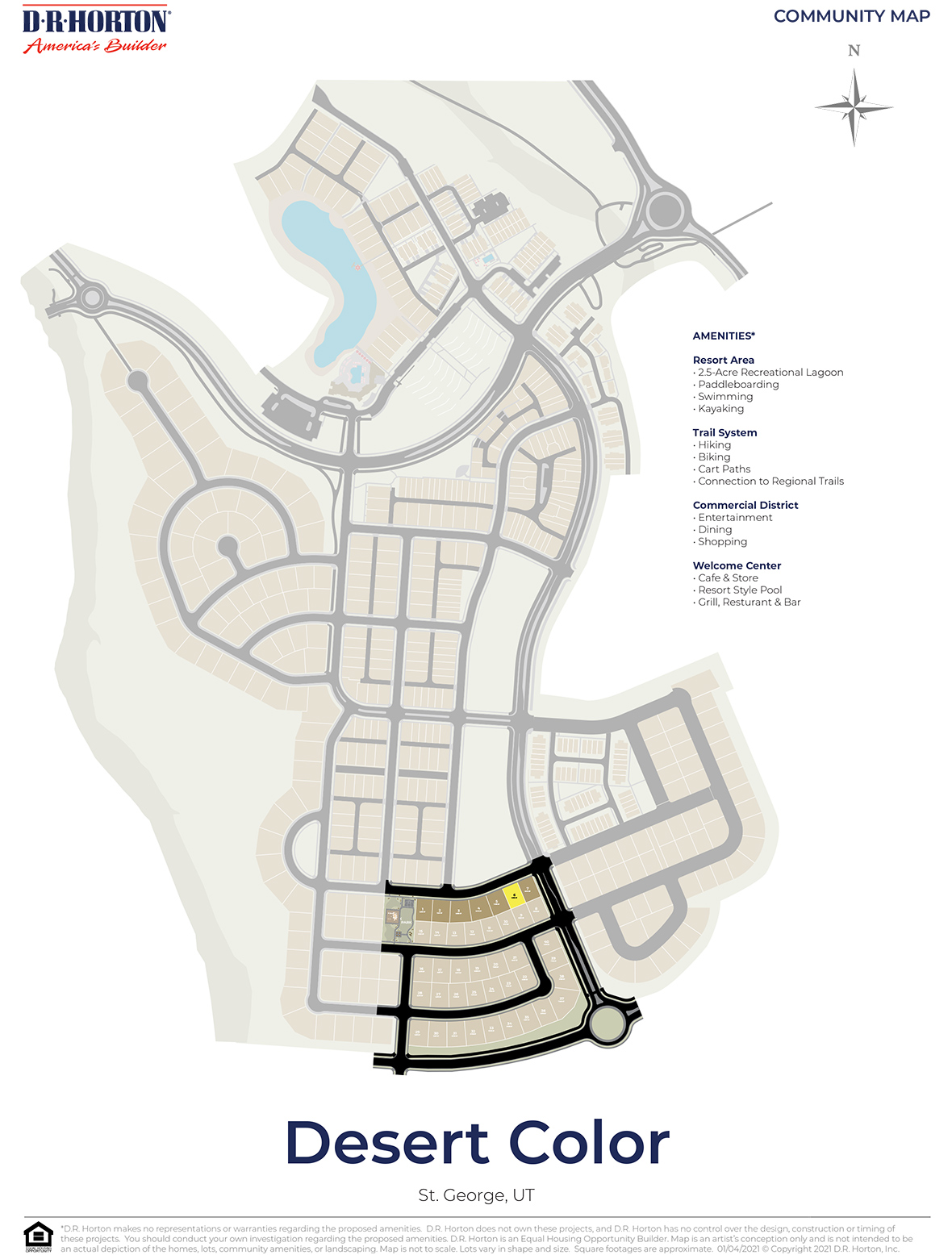 New Homes in Desert Color ST UT D.R. Horton