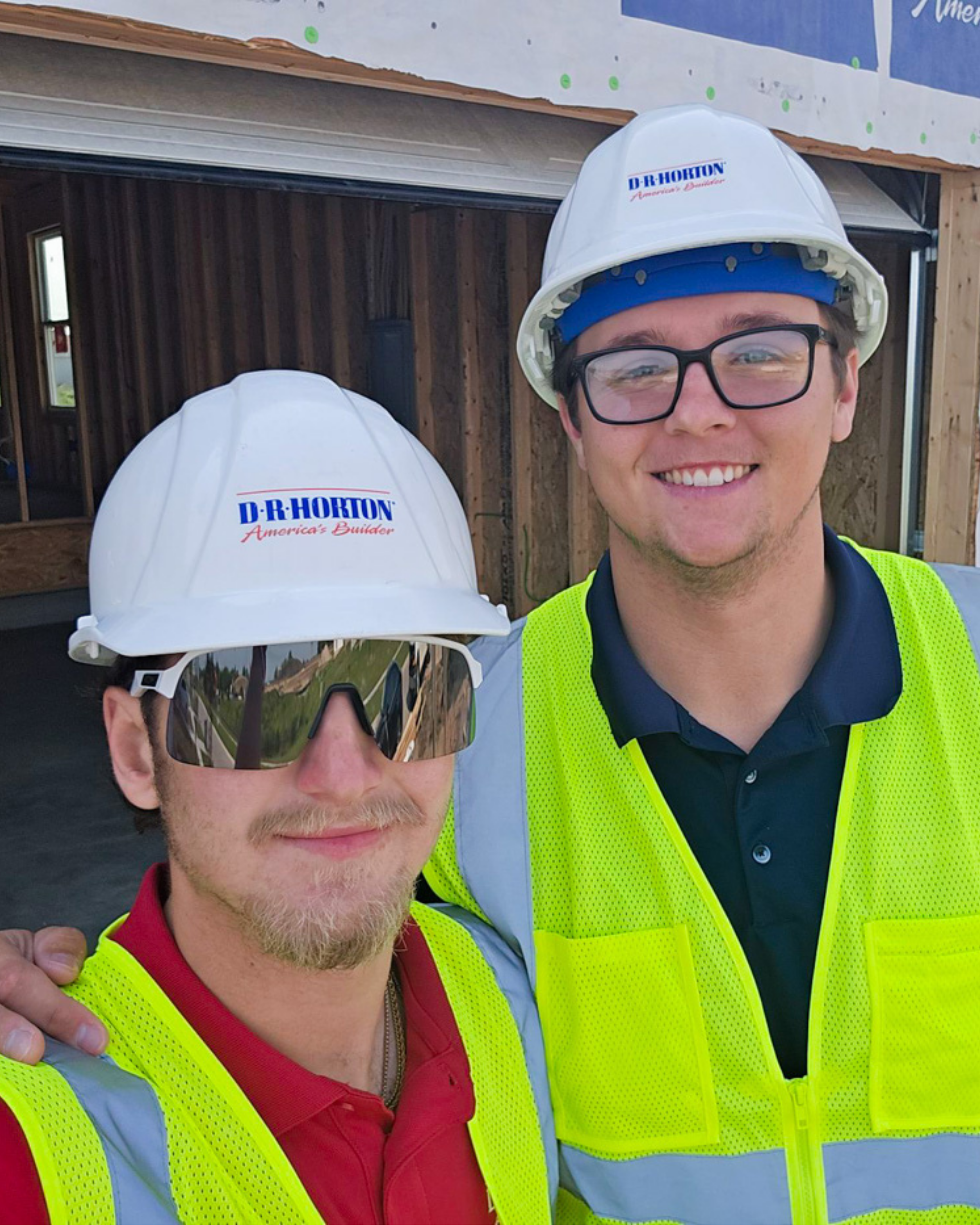 DR Horton Interns construction site