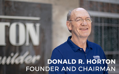 Donald R Horton founder and chairman