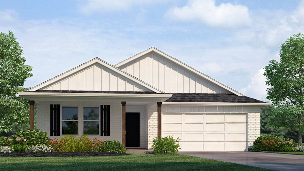 Lakeside elevation C7 exterior rendering