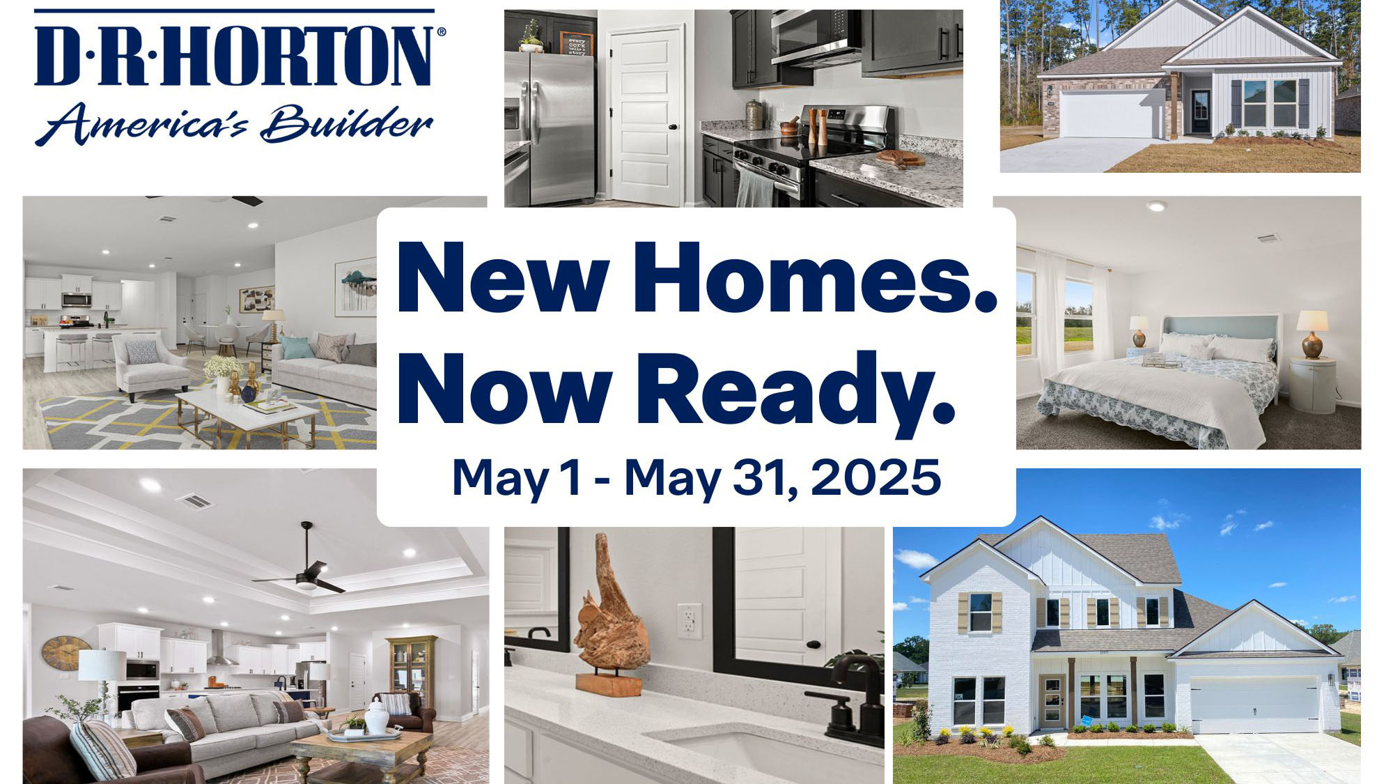 New Homes in Oakwood Estates TERRYTOWN, LA D.R. Horton