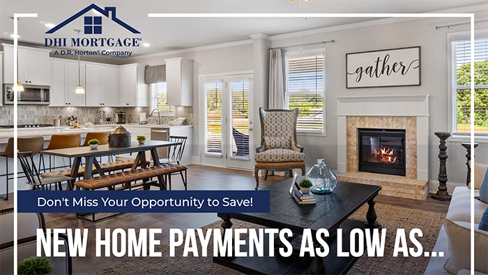 New home payments as low as