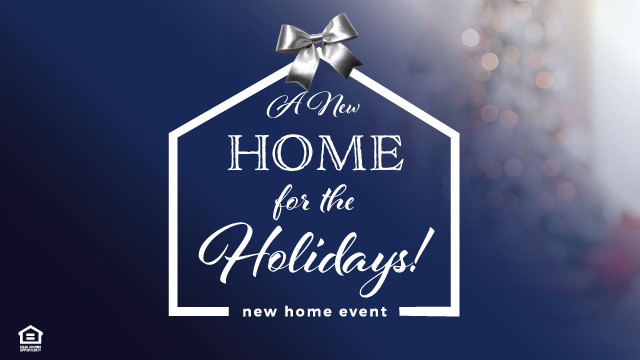 A new home for the holidays!