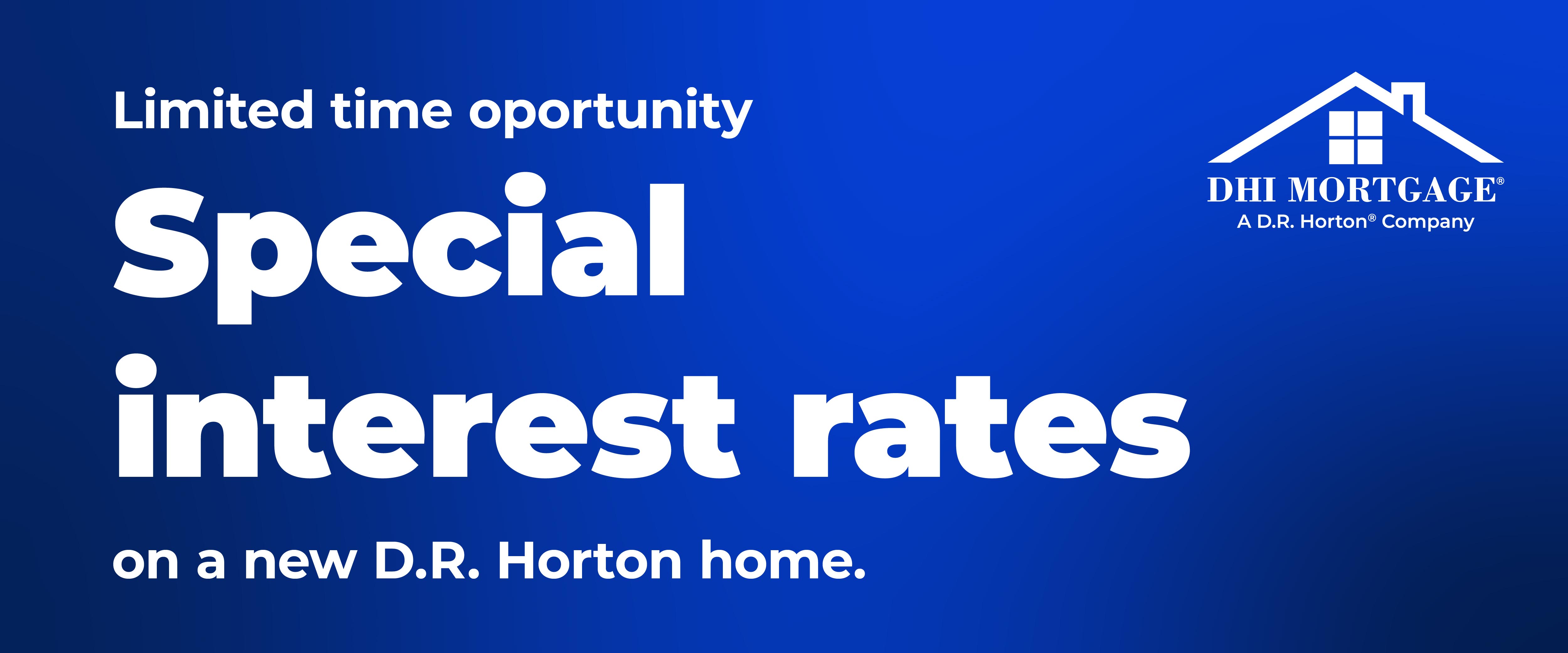 SPECIAL INTEREST RATE