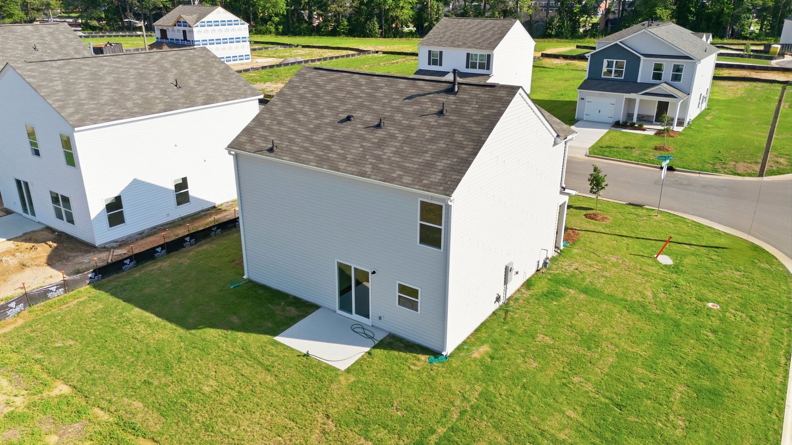 rear view of home