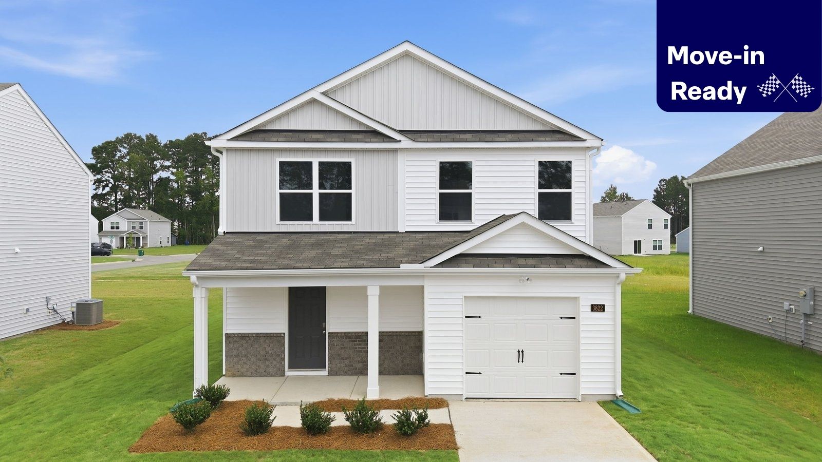 exterior of two story olivia floorplan
