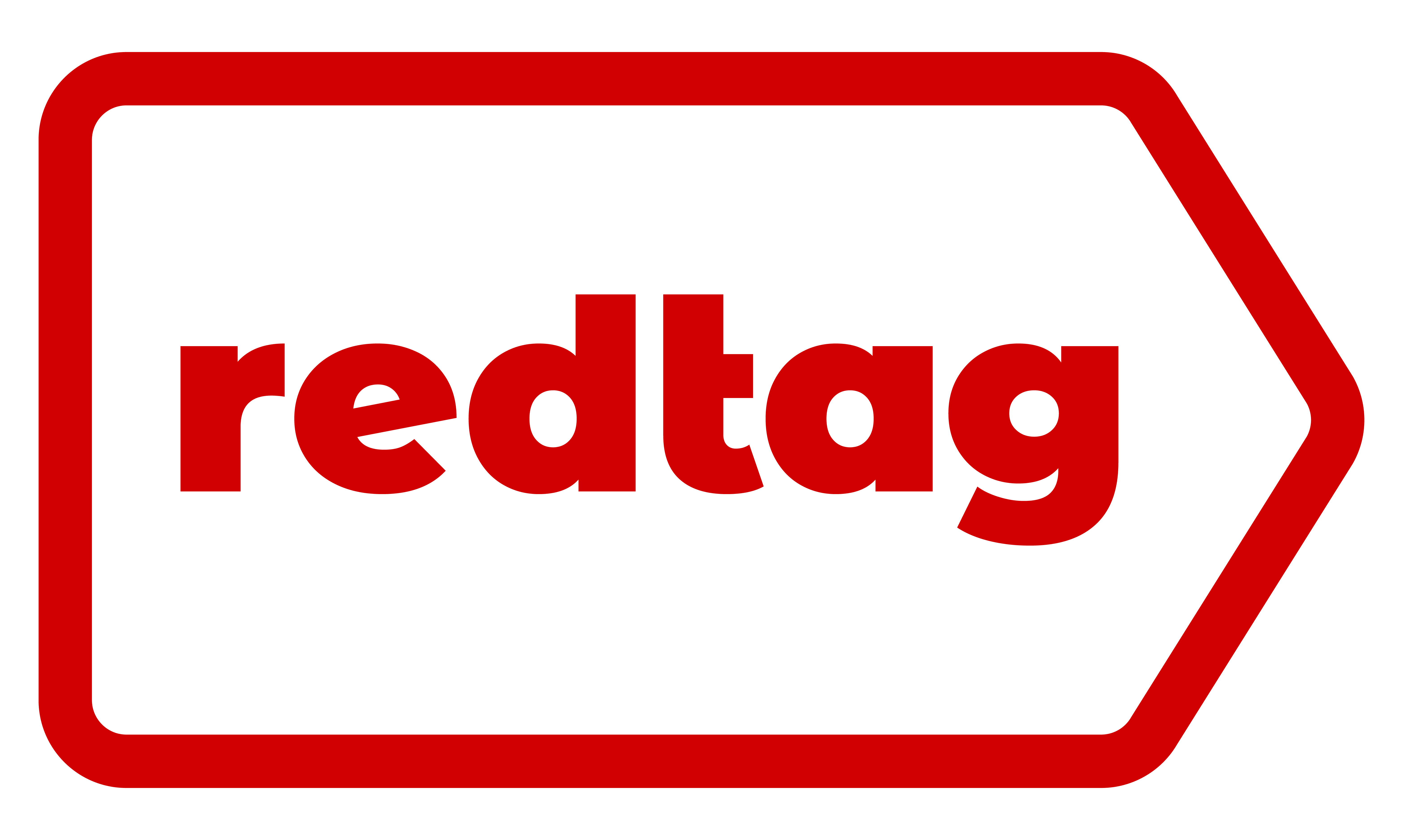 Red Letters that say redtag