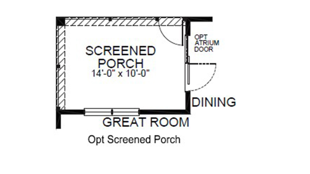 Optional Screen Porch