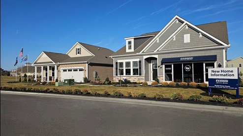 The Azalea and Bristol models at Millville by the Sea in Millville, DE.