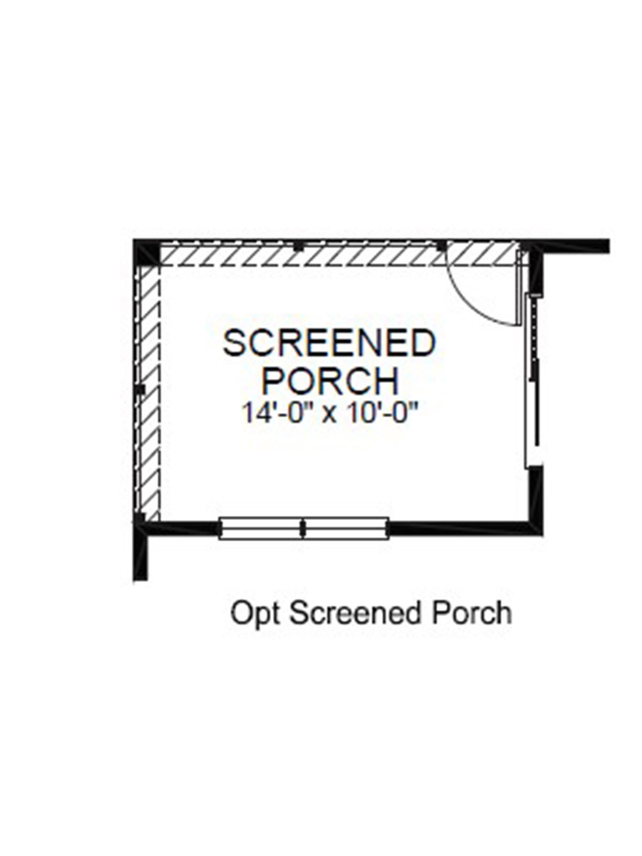 Screened porch