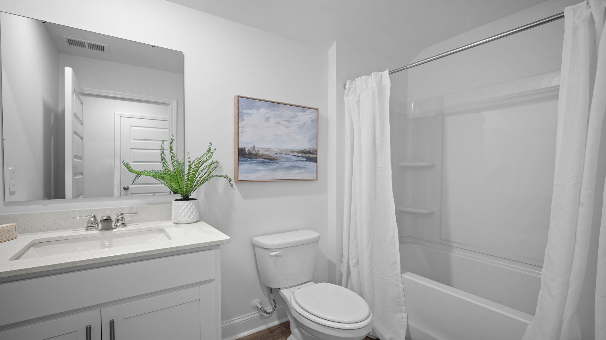 Upstairs guest bathroom