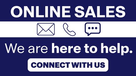 Online sales we are here to help.