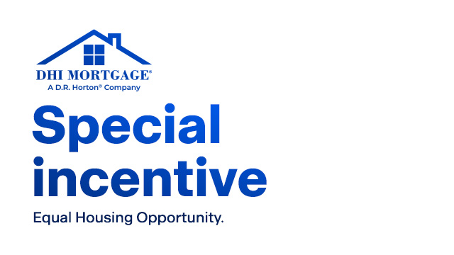 Special interest rate on certain D.R. Horton homes.