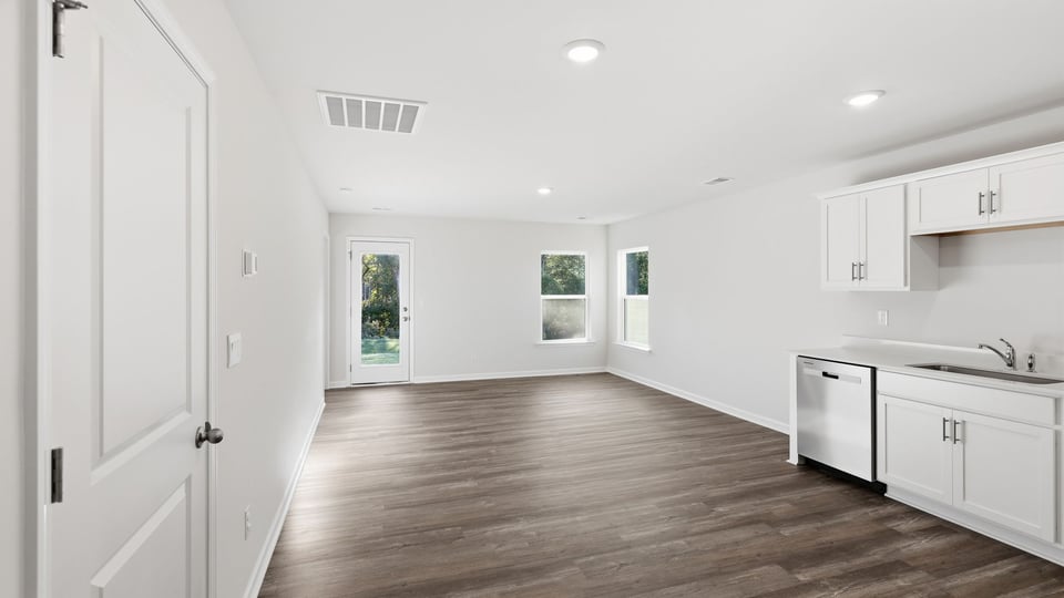 Living room with windows.