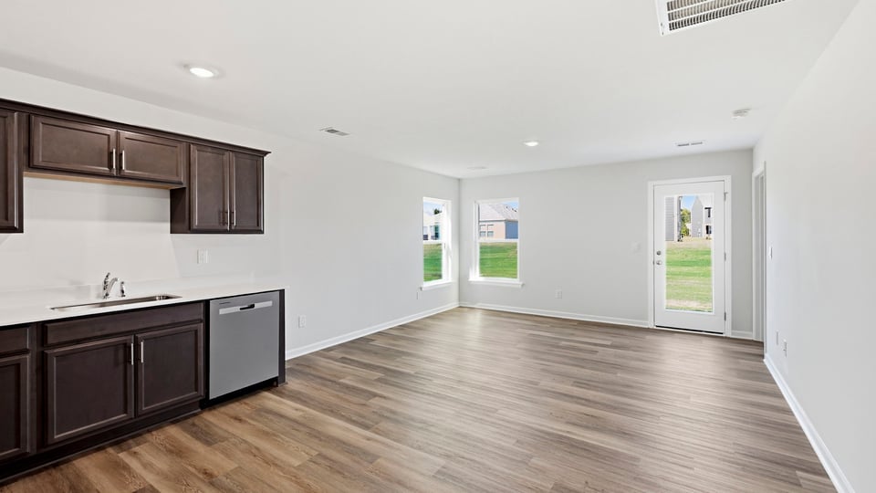 Living room with windows.