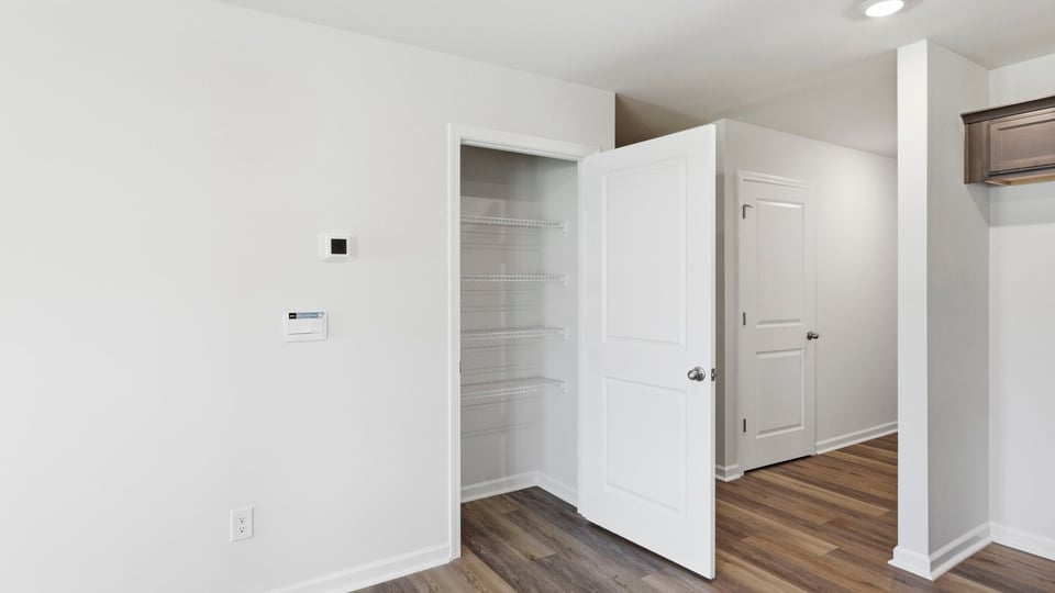 Hallway in home.