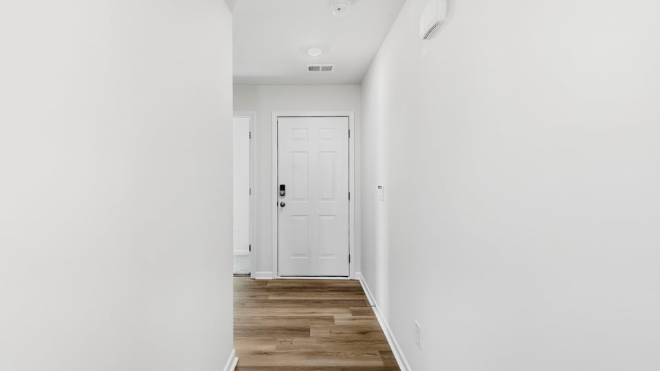 Hallway into home.