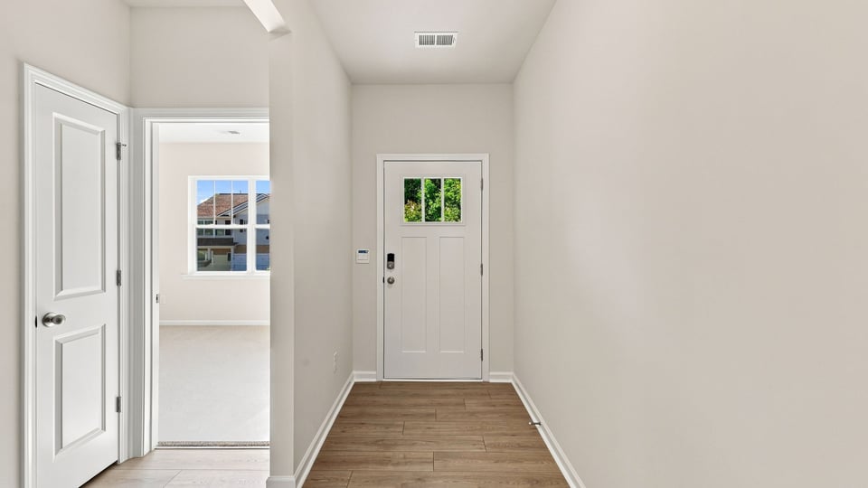 View of front door.