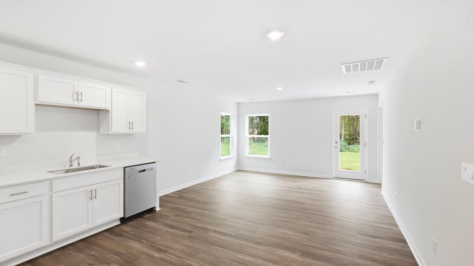 Living room with windows.