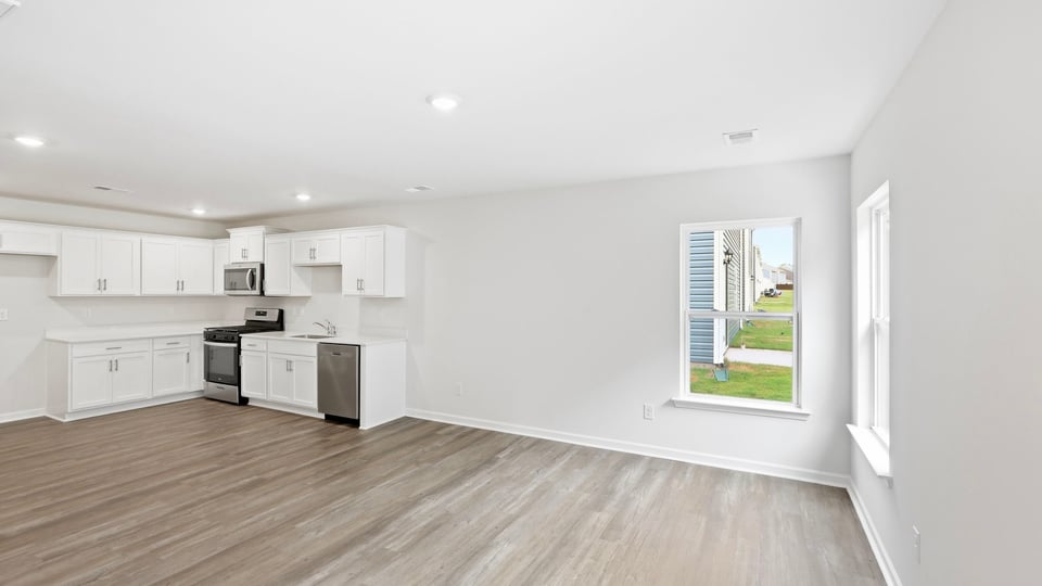 Living room with windows.