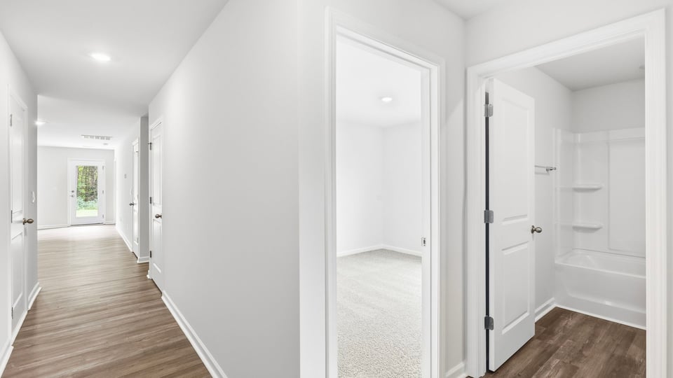 View of hallway.