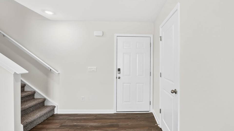 Living area with windows.