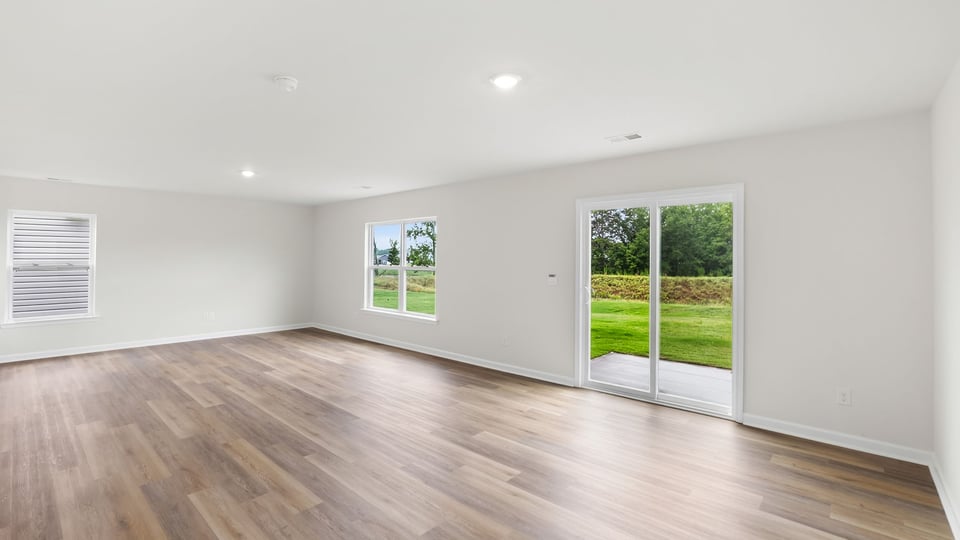 Living area with windows.