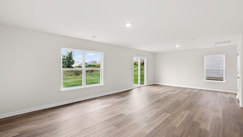 Living area with windows.