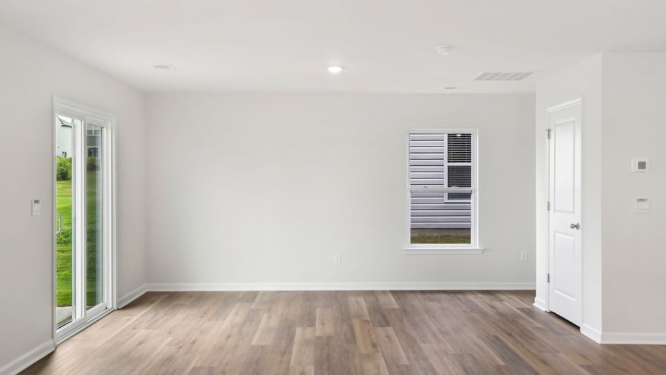 Living area with windows.