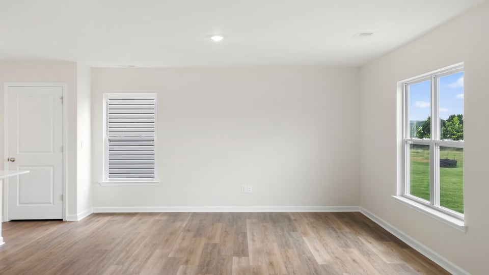 Living area with windows.