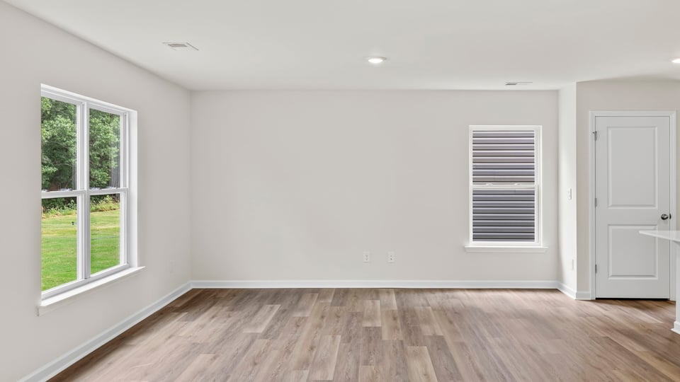 Living area with windows.