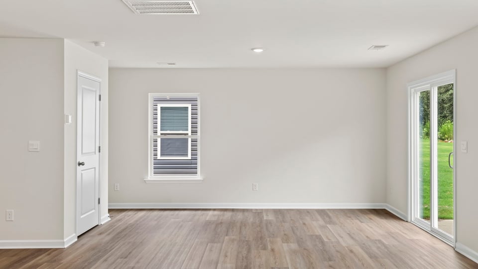 Living area with windows.
