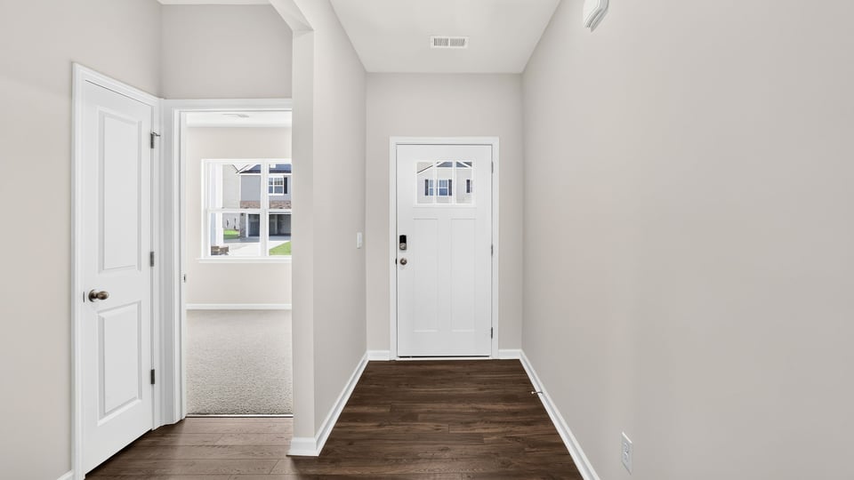 View of front door.