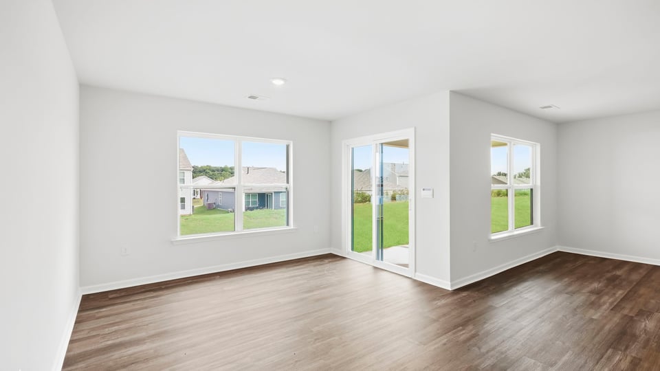 Living room with windows.