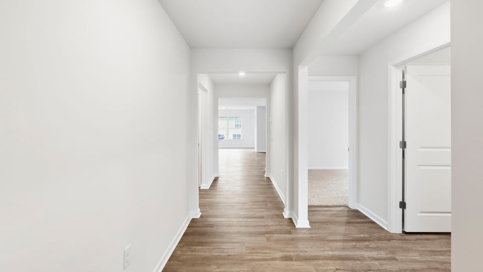 Hallway into home.