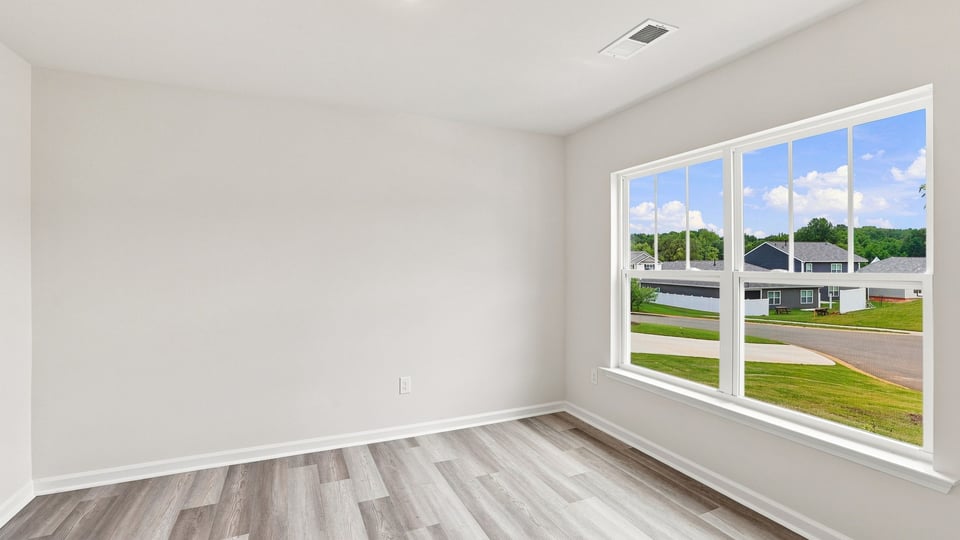 Flex room with window.