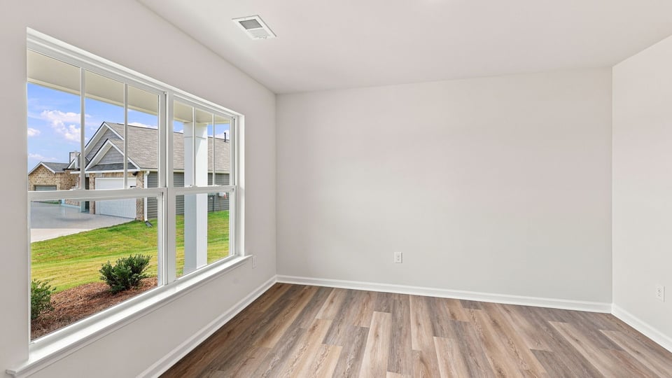 Flex room with window.