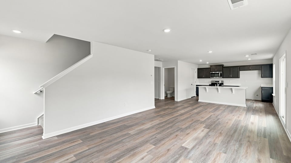 Living area with windows.
