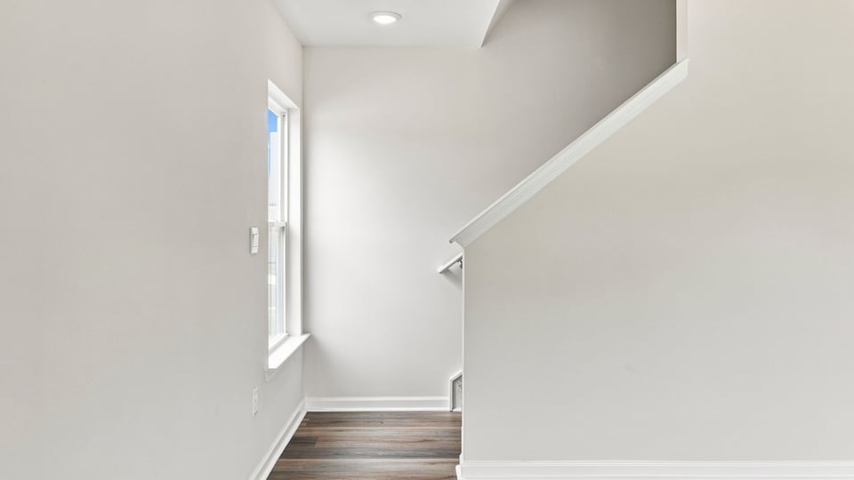 Stairs to second floor.