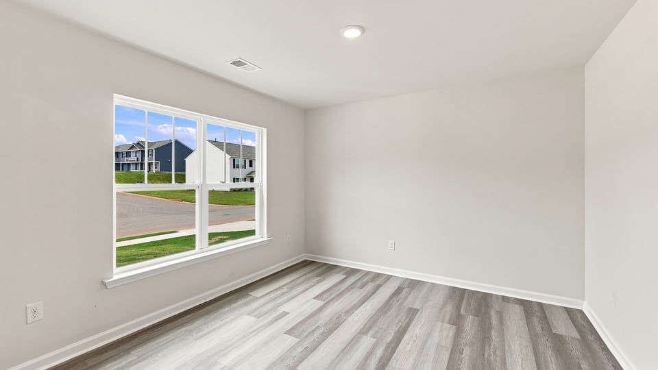 Flex room with window.