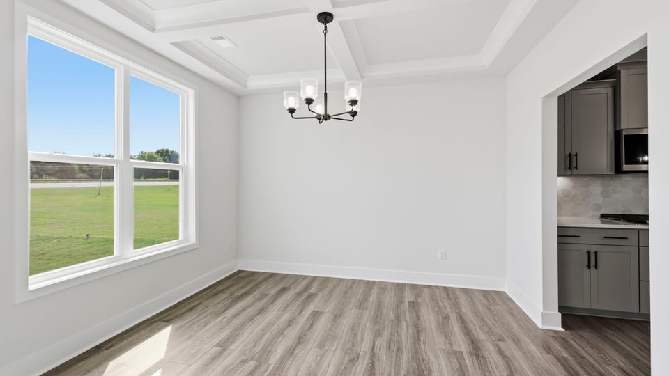Dining area in the kitchen.
