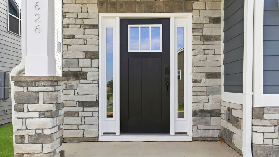 View of front door/