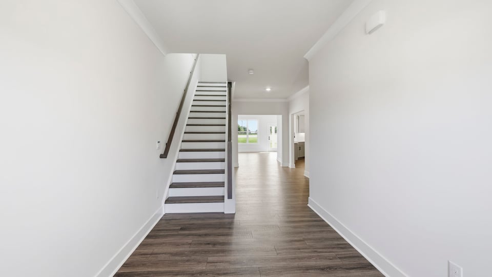 Hallway into home.